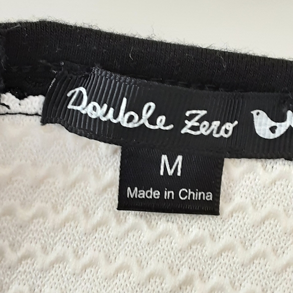 DOUBLE ZERO Elastic Horizontal Bodycon Textured Pencil Skirt Sz M - NWOT - Picture 6 of 8